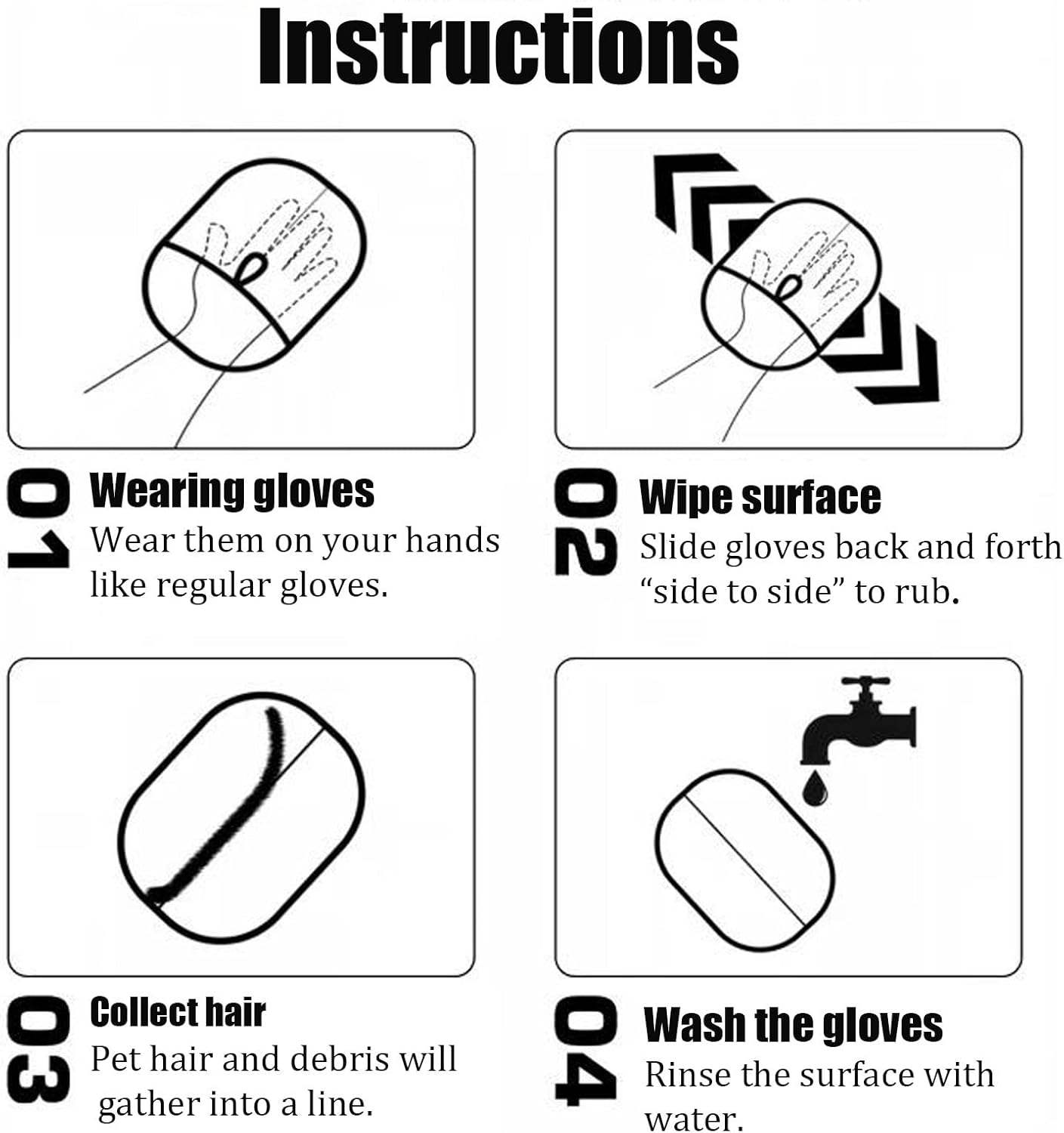 Snorbu™ Premium Pet Hair Removal Glove